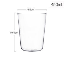 Load image into Gallery viewer, 1 pcs Lovely Glass Breakfast Cup Coffee Tea Milk Yogurt Mug Creative Good Morning Mug Gifts 450ml,Glass coffee mug travel cup
